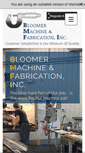 Mobile Screenshot of bloomermachine.com